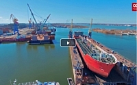 Видеопрезентация возможностей ОСК начинается со спуска танкера на Заводе "Красное Сормово"